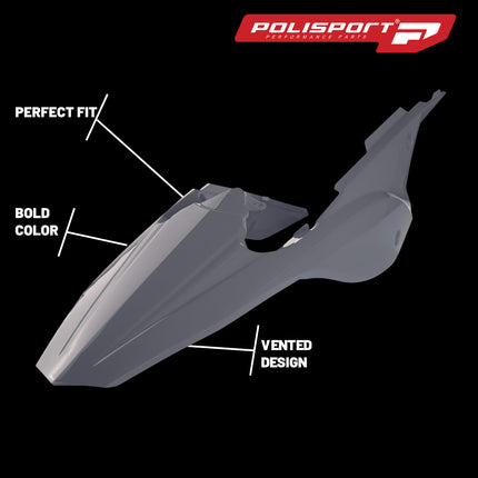 Polisport Motocross (MX) Rear Fender and Side Panels for Beta RR 2T, RR 4T (2018-19) Dirt Bike