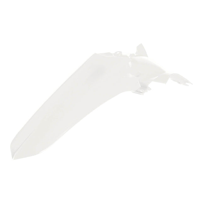 Polisport Motocross (MX) Rear Fender for Yamaha YZ 125/250 YZ 125X/250X (2022-26) Dirt Bike - OEM Quality, Durable, Flexible & Perfect Fit - White
