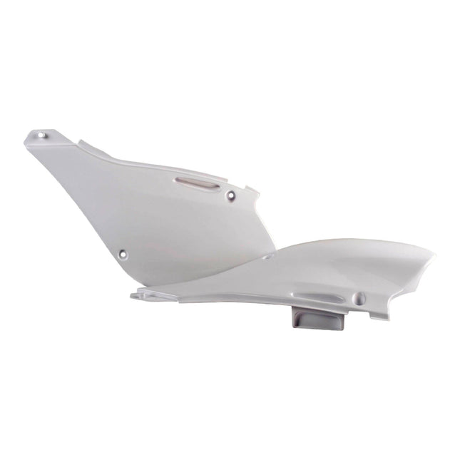 Polisport Motocross (MX) Replica Plastics Side Panels for Kawasaki KX 125/KX 250 (1999-02) Dirt Bike - OEM Quality, Durable, Flexible & Perfect Fit - White