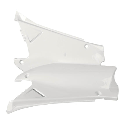 Polisport Motocross (MX) Replica Plastics Side Panels for Honda CR 125R/CR 250R (2000-01) Dirt Bike - OEM Quality, Durable, Flexible & Perfect Fit - White