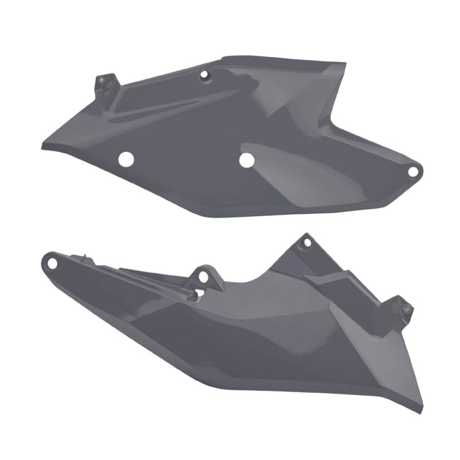 Polisport Motocross (MX) Replica Plastics Side Panels for KTM SX/SXF/XCF (2016-18) Dirt Bike - OEM Quality, Durable, Flexible & Perfect Fit - Nardo Grey