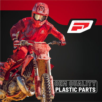 Polisport Airbox Cover-Red-GasGas MC65 (2021-2023) - High-Impact Durable Gloss Polypropylene, Direct Bolt-On OEM Style Fit for Mini Motocross Dirt Bikes, Impact & Abrasion Resistant, Easy Install