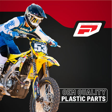 Polisport Restyle Airbox Cover-Modern Upgrade for Suzuki DRZ400, DRZ400S, DRZ400SM Dual Sport & Supermoto Bikes (00-25)  - High-Impact White Polypropylene, Superior Durability, Easy OEM Installation