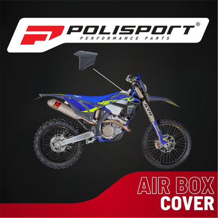 Polisport Air Filter Box Cover for Sherco SE-R (2025&), SEF-R (2025&), Enduro Models OEM Style Air Filter Box-Nardo Grey