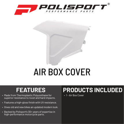 Polisport Air Filter Box Cover for Sherco  SE-R (2025&), SEF-R (2025&), Enduro Models OEM Style Air Filter Box-White