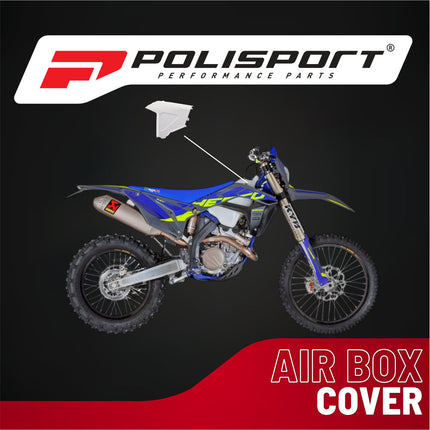 Polisport Air Filter Box Cover for Sherco  SE-R (2025&), SEF-R (2025&), Enduro Models OEM Style Air Filter Box-White