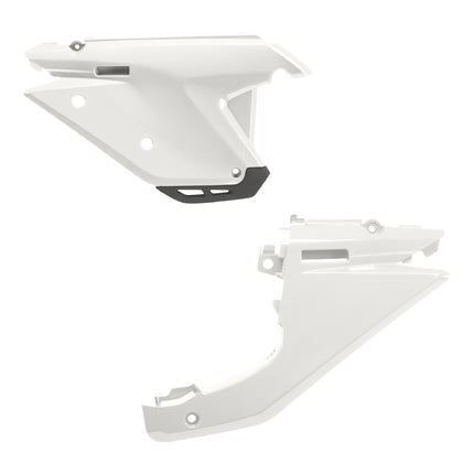 Polisport Motocross (MX) Replica Plastics Side Panels for Sherco SE/SEF (2025) Dirt Bike - OEM Quality, Durable, Flexible & Perfect Fit - White