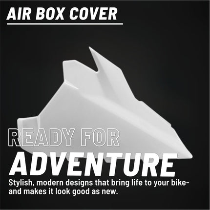 Polisport Airbox Cover for Beta RR X-Pro/Race (2025-2026) - OEM Fit - Durable Injection-Molded Plastic - White