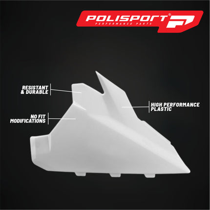 Polisport Airbox Cover for Beta RR X-Pro/Race (2025-2026) - OEM Fit - Durable Injection-Molded Plastic - White