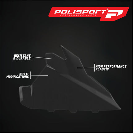 Polisport Airbox Cover for Beta RR X-Pro/Race (2025-2026) - OEM Fit - Durable Injection-Molded Plastic - Black