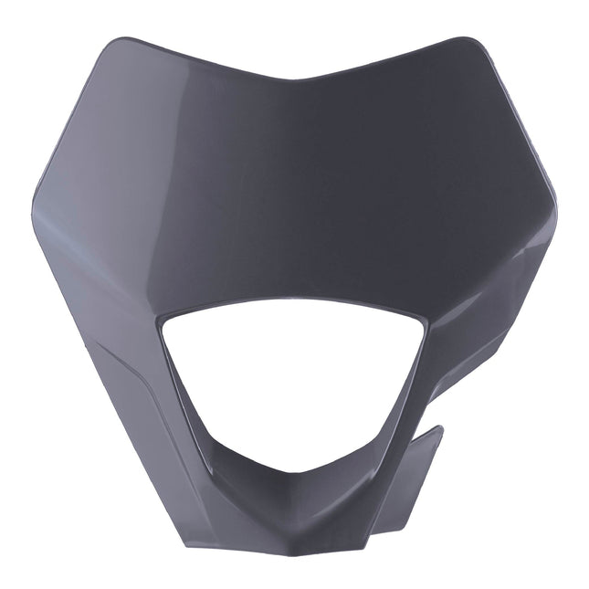 Polisport Headlight Mask for Motorbikes, Motocross, Motorcycles (MX, Enduro Racing & Riding) - Fits GasGas EC/EC-F (2021-23) - OEM?Fit Impact-Resistant Plastic, Durable and Flexible- Nardo Grey