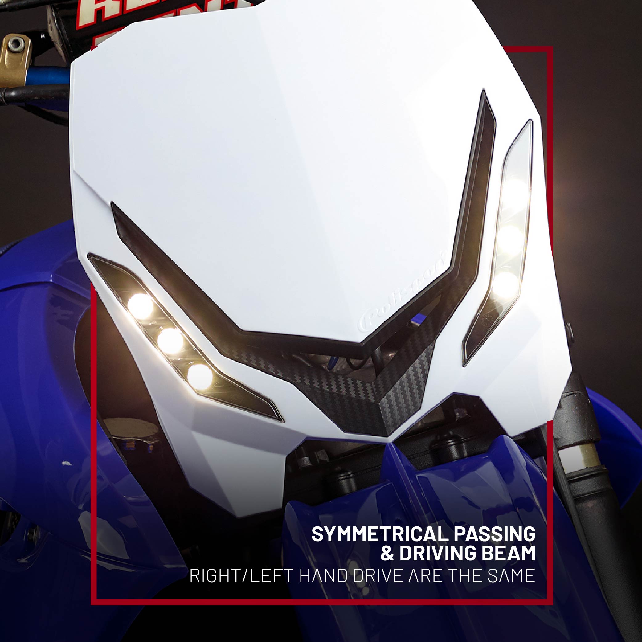 Polisport E-Blaze LED Motorcycle Headlight