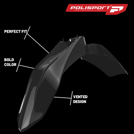 Polisport Motocross (MX) Front Fender for GasGas/Rieju EC 200/250/300 (2018-20) / MR 250/300 (2021-26) Dirt Bike