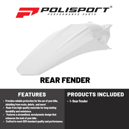 Polisport Motocross (MX) Front Fender for GasGas/Rieju EC 200/250/300 (2018-20) / MR 250/300 (2021-26) Dirt Bike