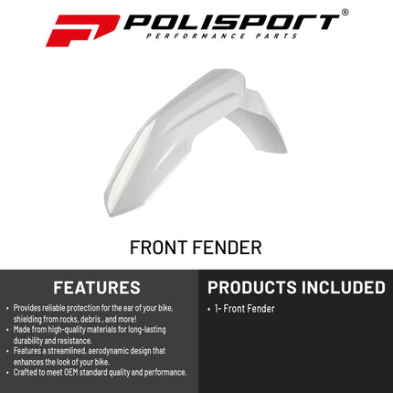 Polisport Motocross (MX) Front Fender for Honda CRF 250/450 R/RX (2021-25) Dirt Bike