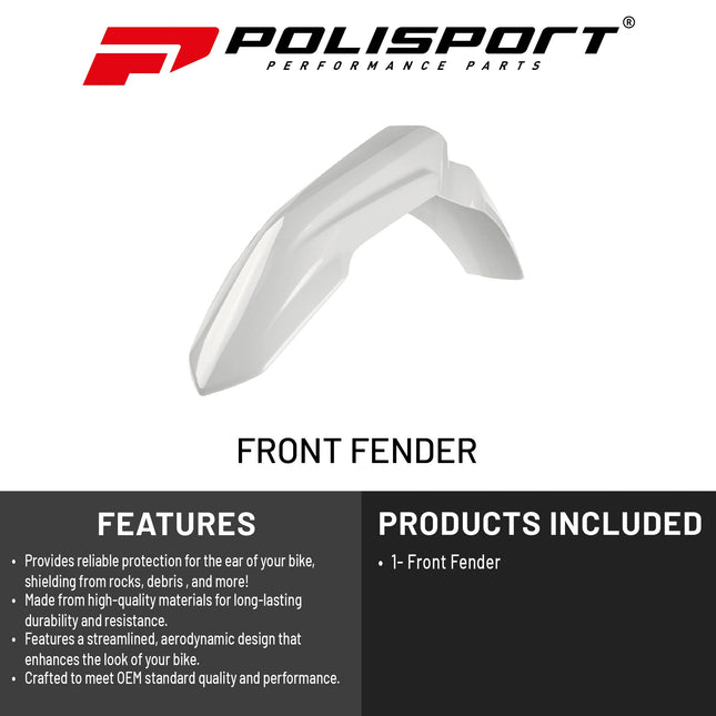 Polisport Motocross (MX) Front Fender for Honda CRF 250/450 R/RX (2021-25) Dirt Bike