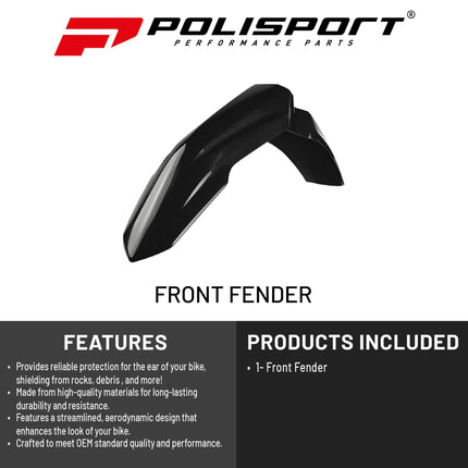 Polisport Motocross (MX) Front Fender for Honda CRF 250/450 R/RX (2021-25) Dirt Bike