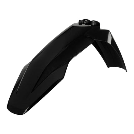 Polisport Motocross (MX) Front Fender for Husqvarna FC/FE/FX/TC/TE/TX (2023-25) Dirt Bike - OEM Quality, Durable, Flexible & Perfect Fit - Black