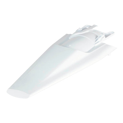 Polisport Motocross (MX) Rear Fender for Husqvarna FC/FE/FX/TC/TE/TX (2022-25) Dirt Bike - OEM Quality, Durable, Flexible & Perfect Fit - White