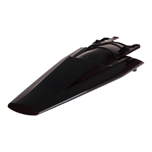 Polisport Motocross (MX) Rear Fender for Husqvarna FC/FE/FX/TC/TE/TX (2022-25) Dirt Bike - OEM Quality, Durable, Flexible & Perfect Fit - Black