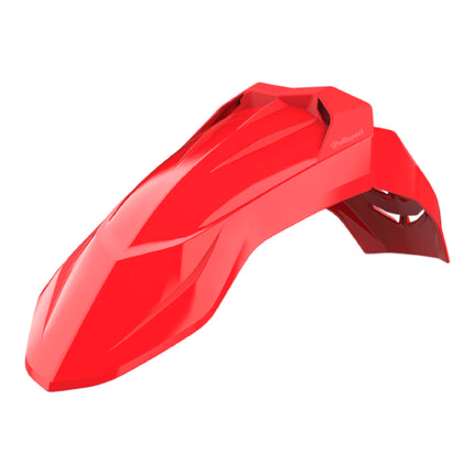 Polisport Supermoto (SM) Motocross (MX) UFX Front Fender - Fits Honda (2009-2022) Full Size Dirt Bikes - Red