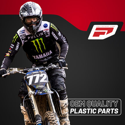 Polisport Motocross (MX) Front Fender for Yamaha YZ85 (2022-2024) Dirt Bike - OEM Quality, Durable, Flexible & Perfect Fit - White