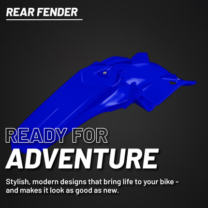 Polisport Motocross (MX) Rear Fender for Yamaha YZ85 (2022-2026) Dirt Bike - OEM Quality, Durable, Flexible & Perfect Fit - Blue