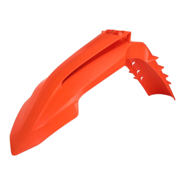 Polisport Motocross (MX) Front Fender for KTM EXC/EXC-F / XC-W/XCF-W / SX/SX-F (2023-2025) Dirt Bike - OEM Quality, Durable, Flexible & Perfect Fit - Orange