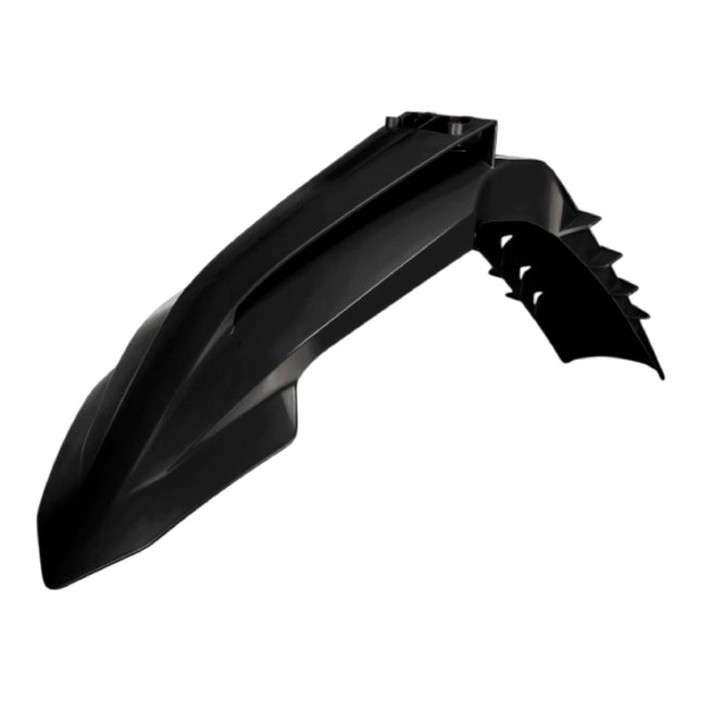 Polisport Motocross (MX) Front Fender for KTM EXC/EXC-F / XC-W/XCF-W / SX/SX-F (2023-2025) Dirt Bike - OEM Quality, Durable, Flexible & Perfect Fit - Black