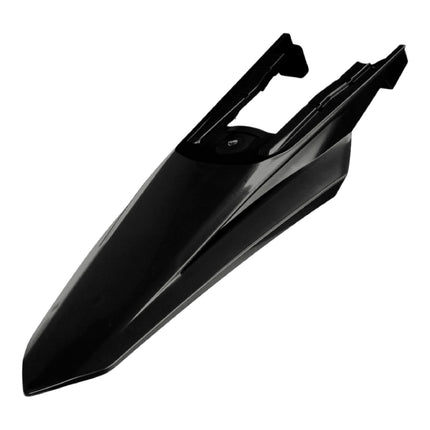 Polisport Motocross (MX) Rear Fender for KTM EXC/EXC-F / XC-W/XCF-W / SX/SX-F (2023-2025) Dirt Bike - OEM Quality, Durable, Flexible & Perfect Fit - Black