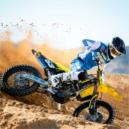 Polisport Motocross Motorcycles (MX) Rear Shock Flap for Suzuki RM-Z250 (2019-2024), RM-Z450 (2018-2024) Dirt Bikes -Superior Durability & Abrasion Protection for Motocross Bikes - Black