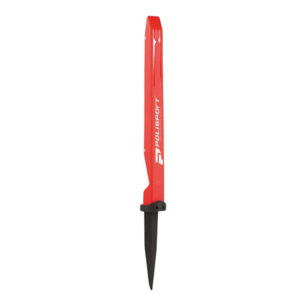 Polisport Track Marker Red - Durable Flexible Plastic Spike for Motocross Off-Road Track Marking, Banner Tape Attachment & Path Delimitation