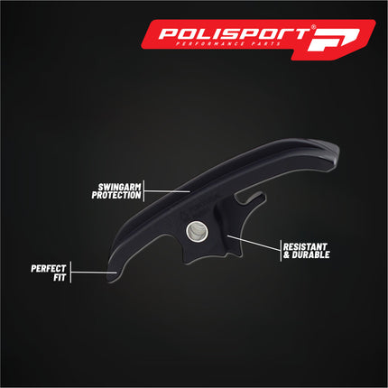 Polisport Motocross Motorcycles (MX) Chain Tensioner for KTM SX 250/350 (16-25), SX-F 250/350 (16-25), XC 250/350 (16-25), XC-F 250/350 (16-25), EXC 250/350 (17-25), EXC-F 250/350 (17-25) - Black