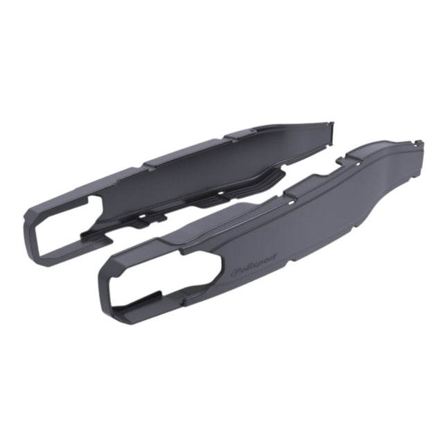 Polisport Motocross Motorcycles (MX) Swingarm Protector for GasGas EC 250/300 (2017-2020), XC 250/300 (2017-2020) Dirt Bikes - High Impact & Abrasion Resistance - Black