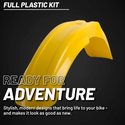 Polisport Motocross (MX) Replica Plastic Kit for Suzuki RM 125/250 (1996-98) Dirt Bike