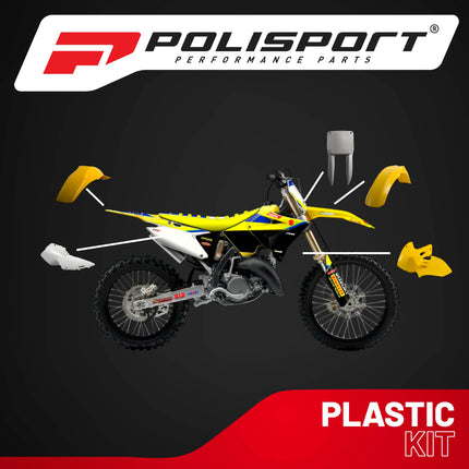 Polisport Motocross (MX) Replica Plastic Kit for Suzuki RM 125/250 (2001-08) Dirt Bike