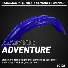 Polisport Motocross (MX) Replica Plastic Kit for Yamaha YZF 125/250 (2000-2001) Dirt Bike