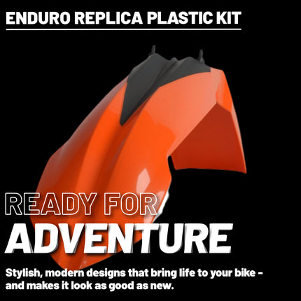 Polisport Motocross (MX) Replica Plastic Enduro Kit for KTM XC/XC-F (2008-10) Dirt Bike