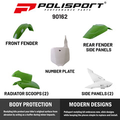 POLISPORT COMPLETE KIT KAWASAKI KX65(00-->) OEM COLOR (11-12/16)