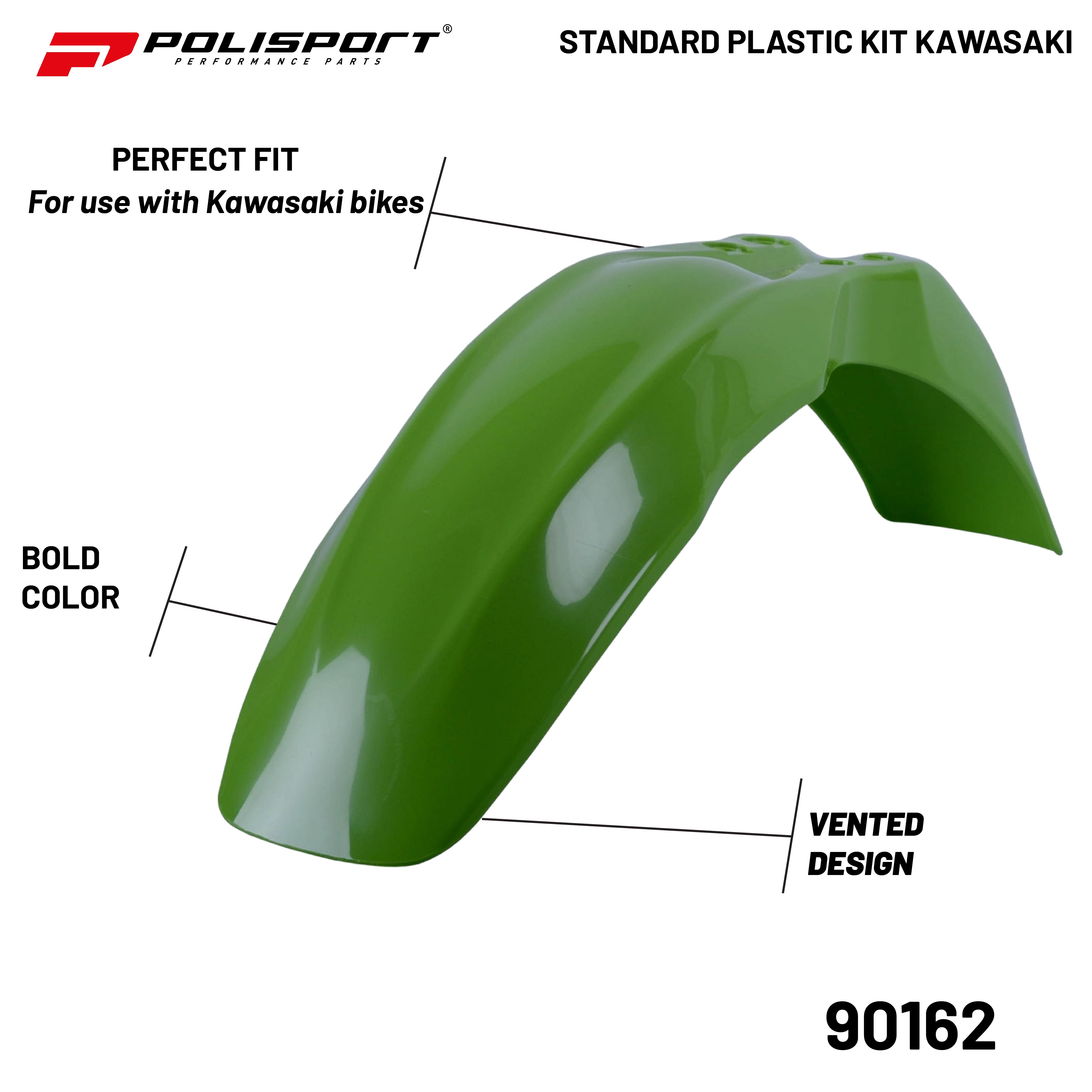 POLISPORT COMPLETE KIT KAWASAKI KX65(00-->) OEM COLOR (11-12/16)