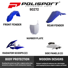 POLISPORT COMPLETE KIT FOR YZ250F(10-13) OEM(11-12)