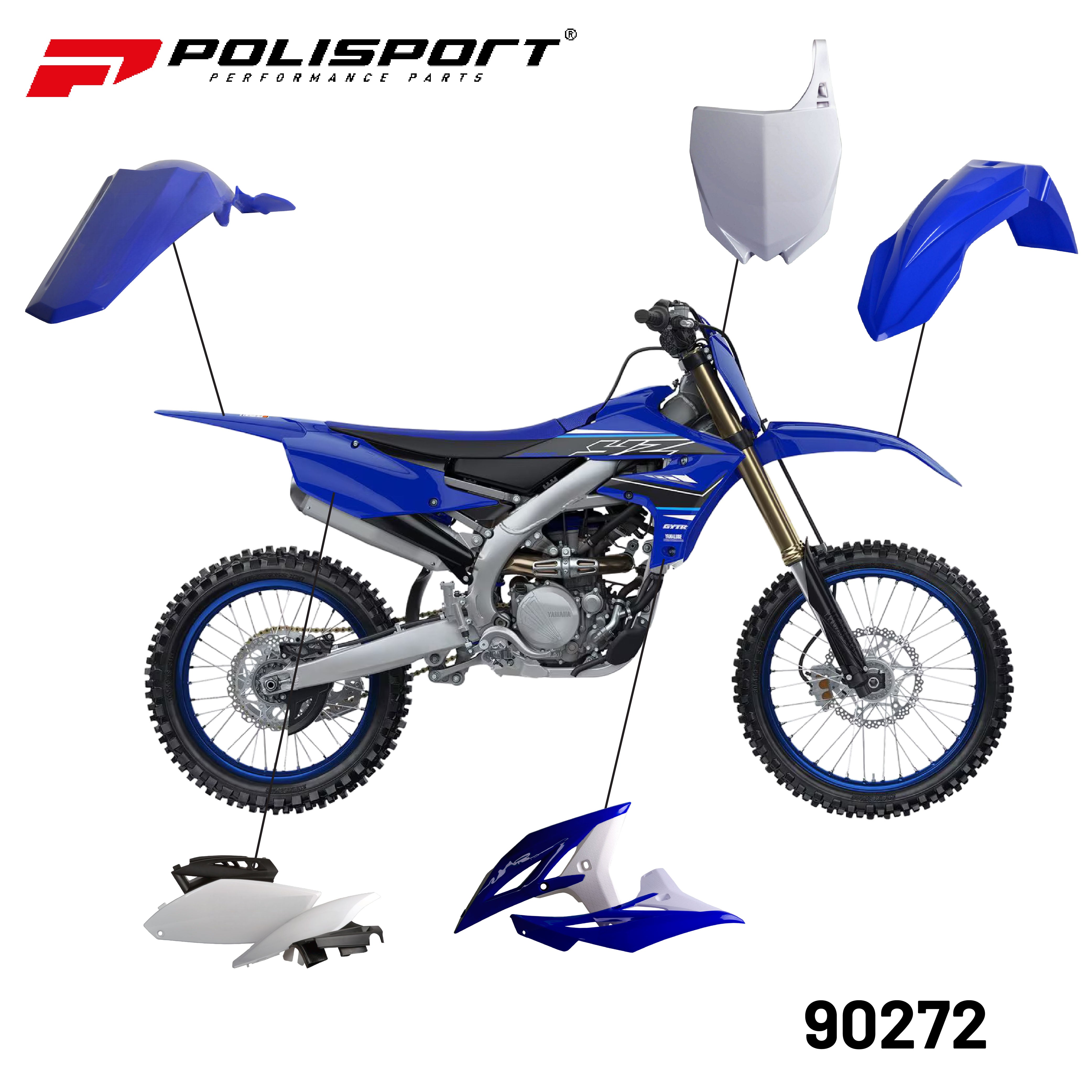 POLISPORT COMPLETE KIT FOR YZ250F(10-13) OEM(11-12)