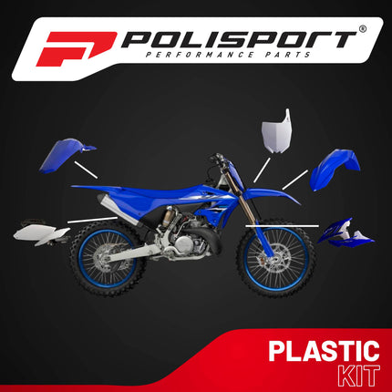 Polisport Motocross (MX) Replica Plastic Kit for Yamaha YZF 250/450 (2010-13) Dirt Bike
