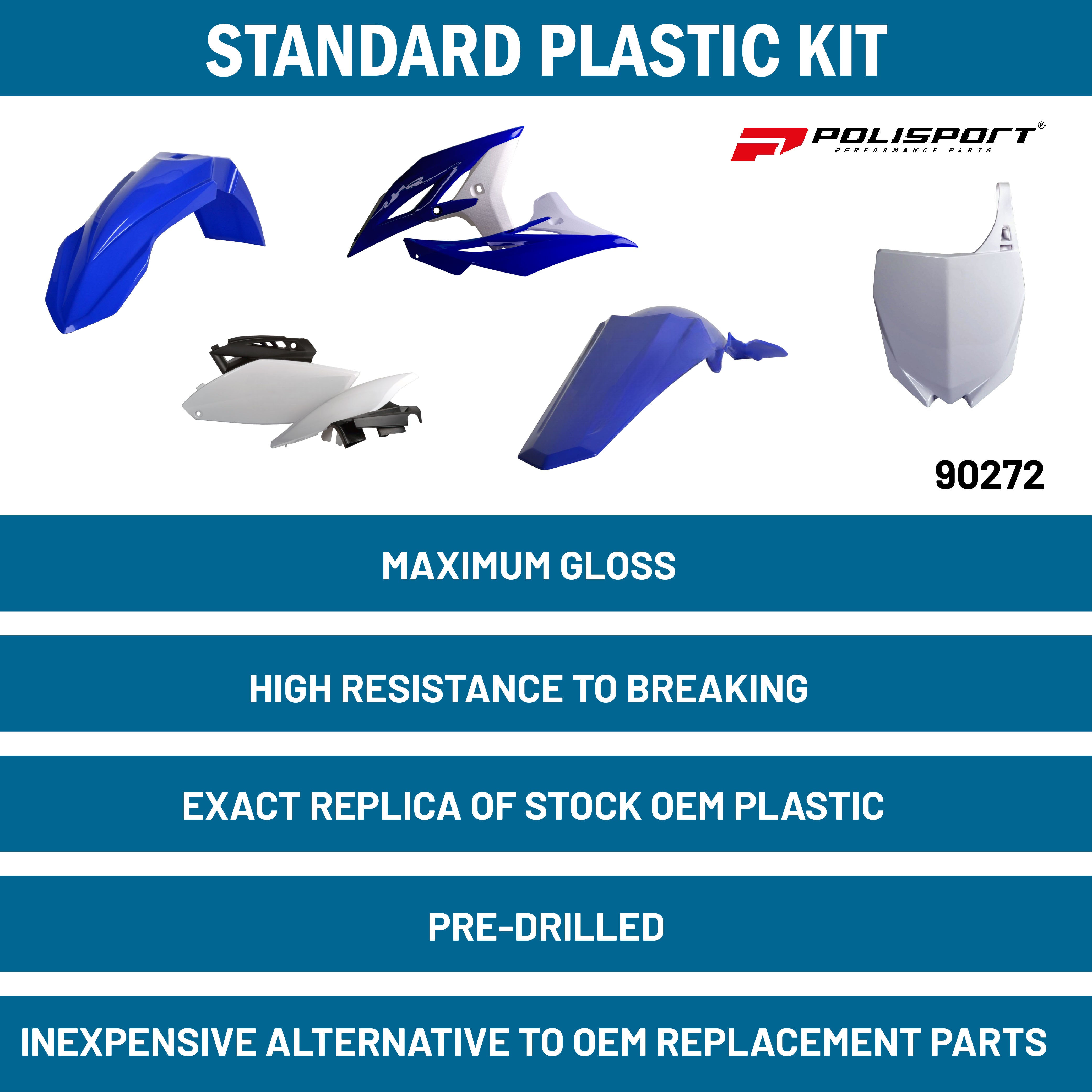 POLISPORT COMPLETE KIT FOR YZ250F(10-13) OEM(11-12)