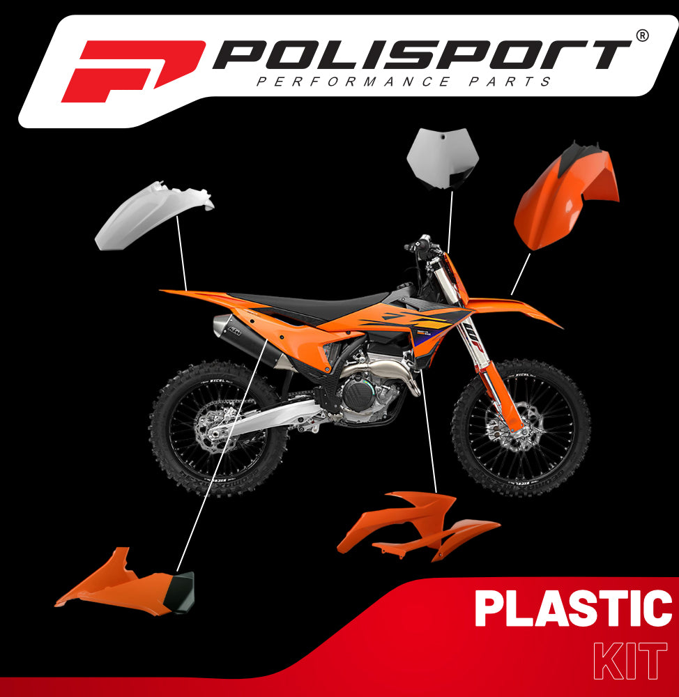 Polisport Motocross (MX) Replica Plastic Enduro Kit for KTM SX (2012) Dirt Bike