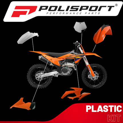 Polisport Motocross (MX) Replica Plastic Enduro Kit for KTM SX (2012) Dirt Bike