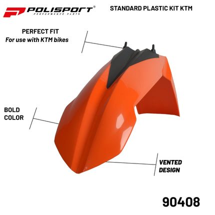 Polisport Motocross (MX) Replica Plastic Enduro Kit for KTM SX (2012) Dirt Bike
