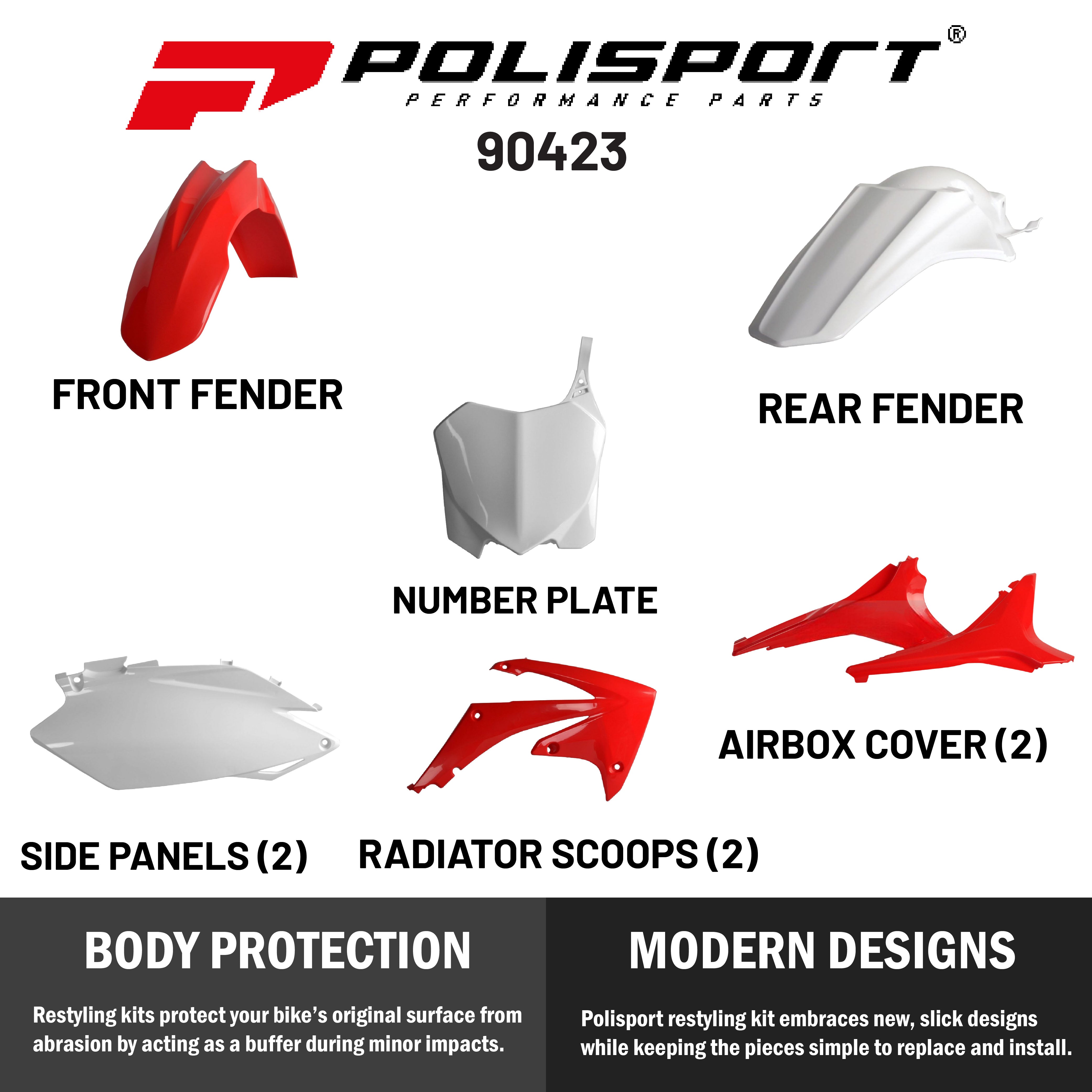 POLISPORT KIT HONDA CRF250R(11-13)/CRF450R(11-12)OEM COLOR