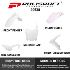 POLISPORT KIT HONDA CRF110(13-18) WHITE