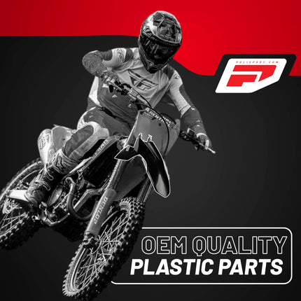Polisport Motocross (MX) Replica Plastic Kit for Honda CRF 110F (2013–2018) Dirt Bike – OEM Quality, Durable, Flexible & Perfect Fit – Black